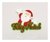 Aplique em acrílico Papai Noel com feliz natal ( 3 peças )