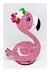 Aplique em MDF com EVA Glitter Flamingo Para Cofre (3 peças)