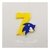 Aplique em Acrílico Idade Personalizada com Sonic Colorido ( 3 peças )