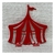 Aplique em acrílico Tenda Circo com base ( 2 peças )