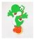 Aplique em Acrílico Yoshi Colorido (3 peças)