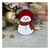 Aplique em acrílico Boneco de Neve colorido (3 Peças)