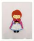 Aplique em acrílico Anna frozen com Recheio ( 3 peças )
