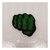 Aplique em Acrílico Soco do Hulk Colorido ( 3 peças )
