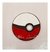Aplique em acrílico Pokebola ( 3 peças )