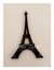 Aplique em acrílico Torre Eiffel (5 peças)