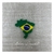 Aplique em acrílico Mapa Brasil com recheio ( 3 peças )
