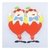 Aplique em Acrílico Gêmeos Tweedledee e Tweedledum Alice (3 peça)