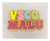 Aplique em Acrílico Vsco Girl com Nome Simples Glitter (3 Peças)