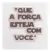 Aplique em Acrílico Star Wars "Que a Força Esteja com Você" (3 Peças)