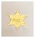 Aplique em acrílico Estrela Sheriff (5 Peças)