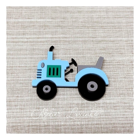 Aplique em Acrílico Carrinho (3 peças)