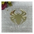 Aplique em acrílico Aranha (5 peças)