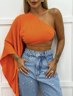 Cropped Assimétrico/ Cores - comprar online