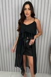 Max Blusa Boho/ Preto
