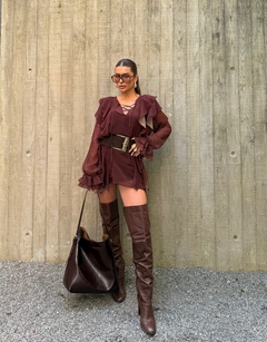 Vestido Cinnamon/ Marrom - comprar online