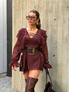 Vestido Cinnamon/ Marrom