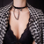 Choker Veludo com Pingente de Pérola Natural