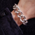 Pulseira de Corrente Grumet Elo 2cm - Prateada na internet