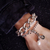 Duo de Pulseiras Pingente Pérola - Prateado