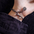 Pulseira de Corrente Cadeado - Grafite - Rock Femme Acessórios