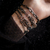 Mix de Pulseiras Delicadas - Grafite - comprar online