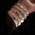 Mix de Pulseiras Delicadas - Prateado - comprar online