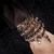 Mix de Pulseiras Banho Grafite