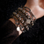 Mix de Pulseiras Banho Grafite - comprar online
