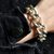 Pulseira de Corrente Grumet Elo 2cm - Prateada
