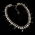 Colar de Corrente com Pedrarias Pretas e Strass Cristal - Rock Femme Acessórios