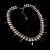 Colar de Corrente com Pedrarias Pretas e Strass Cristal - Rock Femme Acessórios