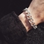 Pulseira de Corrente Grumet Prateada