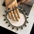 Colar de Corrente com Pedrarias Pretas e Strass Cristal - loja online