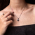Colar Ponto de Luz Prateado Strass Hematite na internet