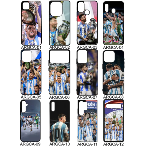 Funda Messi Argentina Campeon Copa Motorola