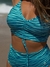 Top Maui morley Cebra Aqua - Bikinis Río