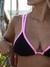 Triángulo Guada Negro combinado con rosa - Bikinis Río