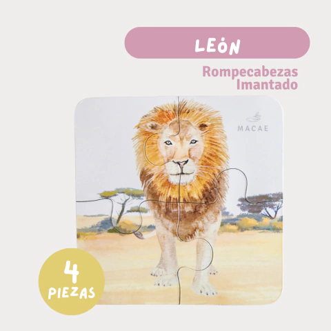 Rompecabezas imantado León - comprar online