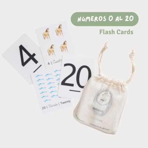 Flashcards Números 0 al 20