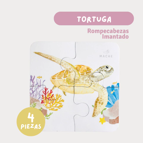 Rompecabezas imantado Tortuga - comprar online
