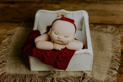 Layer tricô vermelha