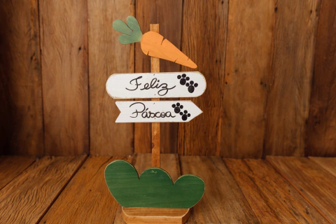 Plaquinha Feliz Páscoa