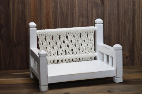 Banco macramê