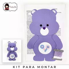 Ursinhos Carinhosos 18,5 cm 7 Personagens - Fazendo Arte com Rosana Noriko