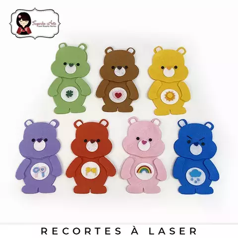 Ursinhos Carinhosos 11,5 cm 7 Personagens