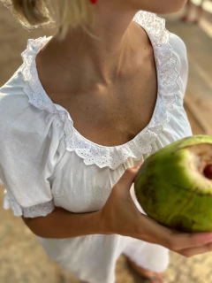 White Summer Dress - tienda online