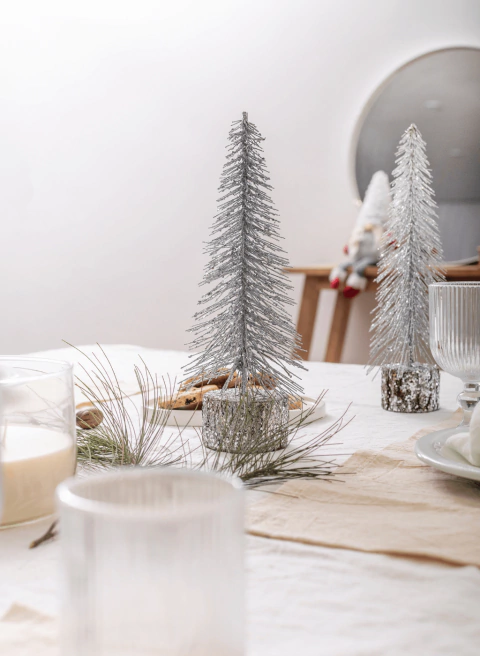 Set Árbol Navideño Shine Plata - comprar online