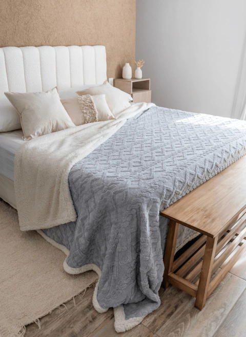 Frazada Lena Gris - comprar online