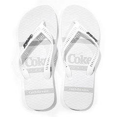 Chinelo Masc Coca Cola Branco/Branco CC3998